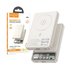 Carregador Portátil Magnético HOCO Q18 Tourer 22,5W 10000mAh Branco Leitoso