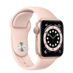 Apple Watch Series 6 (2020) GPS 40 mm - Alumínio Dourado - Bracelete desportiva Rosa