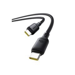 Baseus Cabo Silky Series Fast Charging Type-C To Type-C 100W 2M Cluster Preto