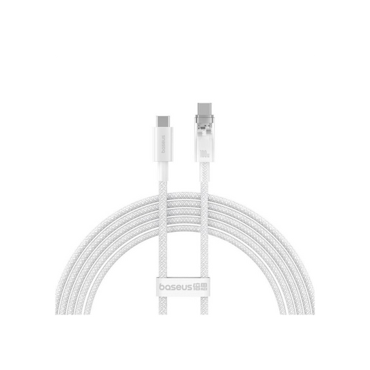 Baseus Cabo USB-C Explorer Series PD 100W 2m Branco