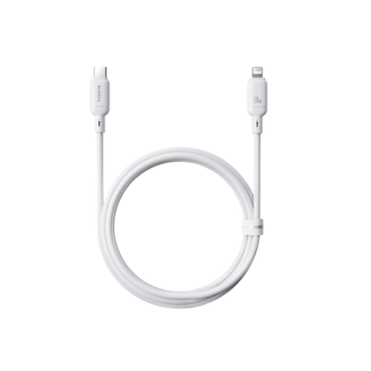 Baseus Cabo Silky Series Fast Charging Type-C To Ip 20W 2M Moon White