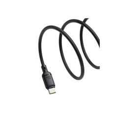 Baseus Cabo Silky Series Fast Charging Type-C To Type-C 100W 1M Cluster Preto