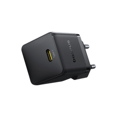 Baseus Carregador Palm Fast Charger 1C 20W EU Cluster Black (With Baseus Mini Black Cable Usb-C)