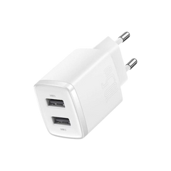 Baseus Carregador Compacto 2U 10.5W Eu Branco