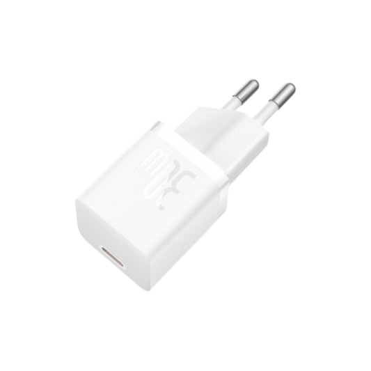 Baseus Carregador Rápido Compacto Gan5 30W Usb-C Branco