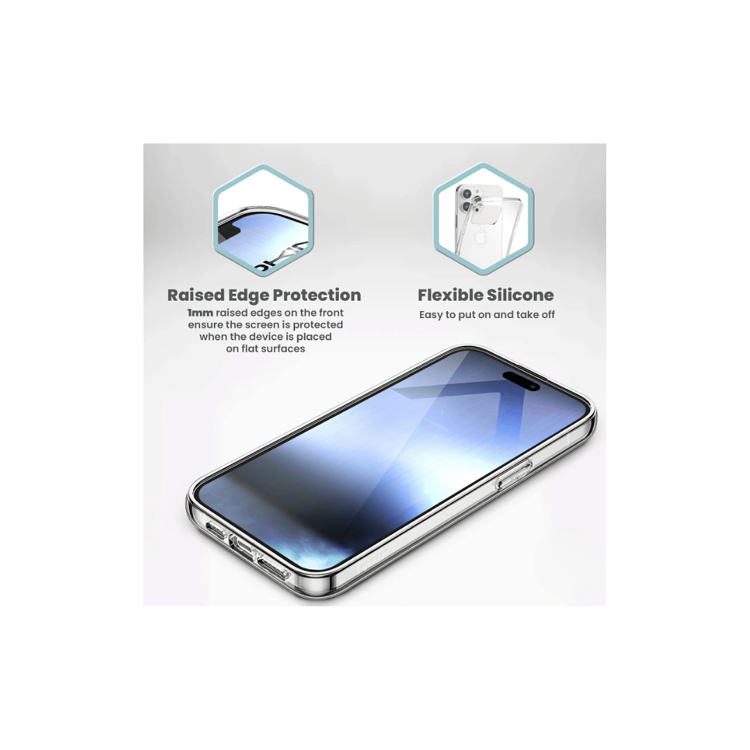 Capa de Silicone para iPhone 13 mini Transparente Extra Grossa 2.0mm