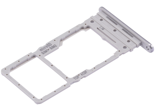 Suporte para Cartão Dual Sim Compatível com Samsung Galaxy A34 (A346 / 2023) (Prata)